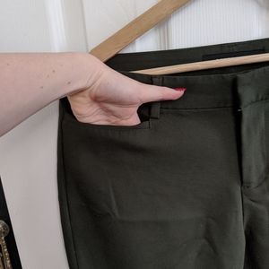 Liverpool Slacks in Olive green